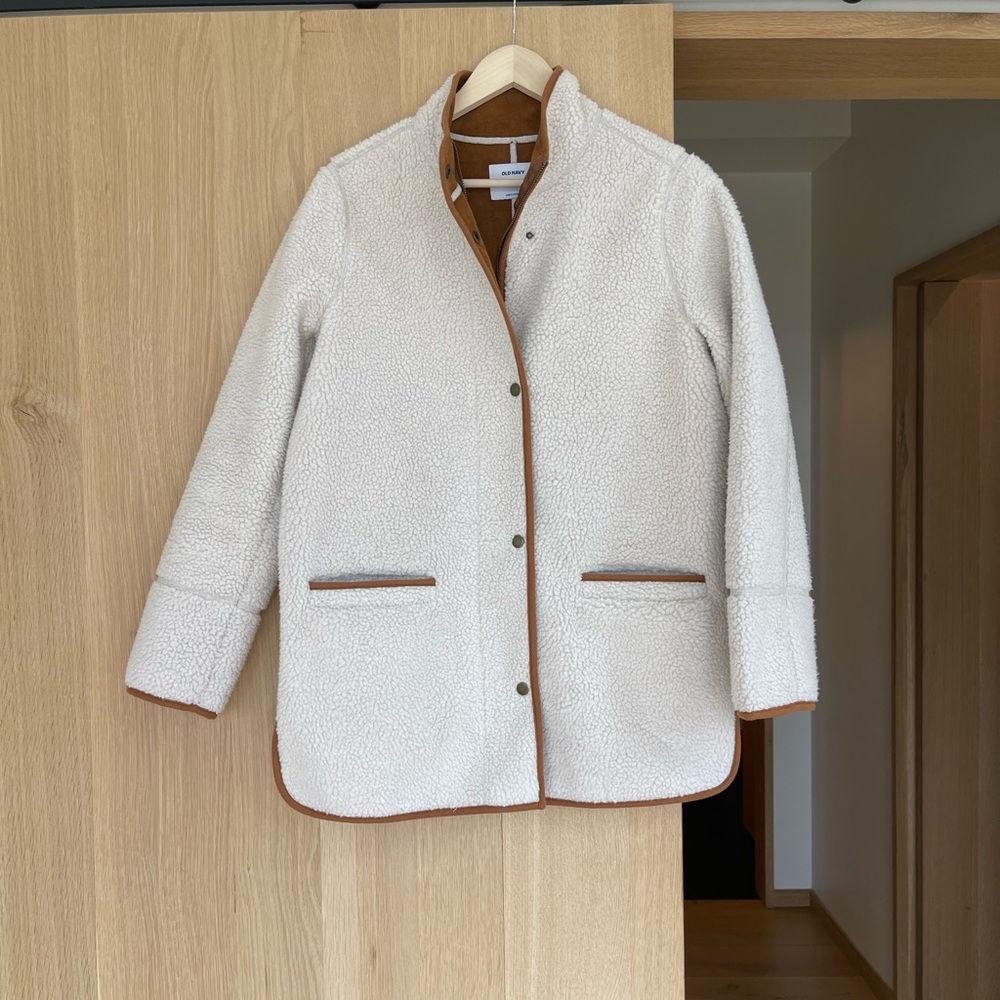 Old Navy Faux Shearling Coat Size Small